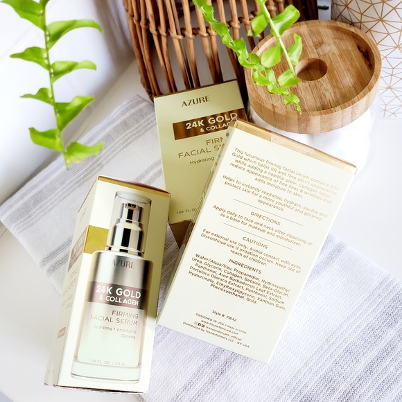 3 Azure 24K Gold & Collagen Firming Facial Serum - Picture 3 of 12